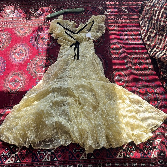 NWT Doen Audette Dress in Wildflower Honey - Picture 2 of 8